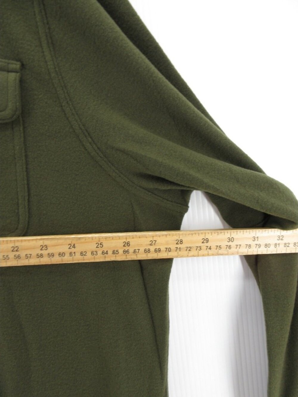 Polo Ralph Lauren Shirt XXL Olive Brush Fleece Button Up Work Shacket - Picture 7 of 14